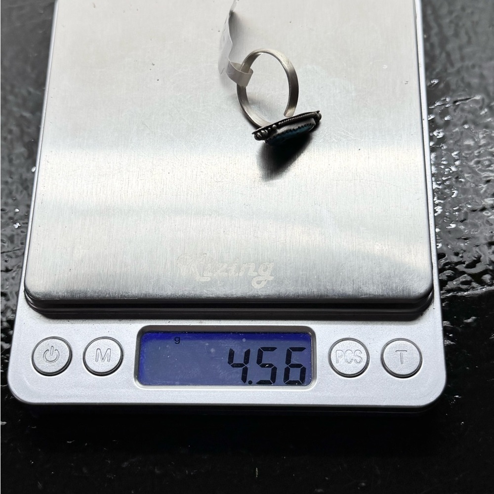 Turquoise Silver Ring - image 5